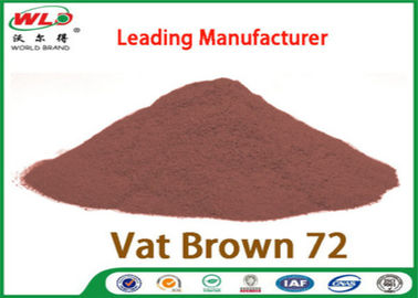 CI Vat Brown 72 Brown GG สีย้อมเคมีที่ใช้ในอุตสาหกรรมสิ่งทอ 100% Strength