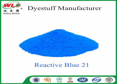 กำหนดเอง สีย้อมผ้าปลอดสารพิษ Reactive Turquoise Blue WGE CI Blue 21