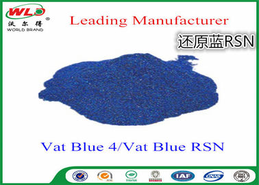 ผ้าฝ้ายย้อมสีฟ้า สิ่งย้อมสีน้ำเงิน Rsn Vat Blue 4 เคมีภัณฑ์ที่ใช้ในการย้อมสิ่งทอ